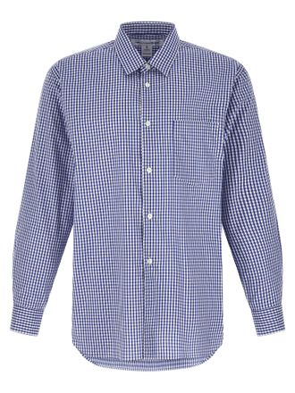 Comme Des Gar&ccedil;ons Blue Cotton Mens Blouse