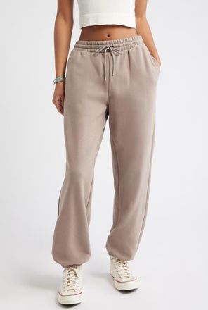 BP. Baggy Fleece Joggers in Grey Fungi at Nordstrom, Size Xx-Small