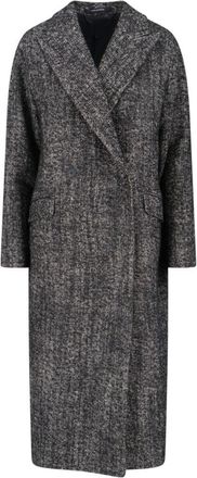 Tagliatore Tailored Black Jacket With Classic Collar And Button Closure