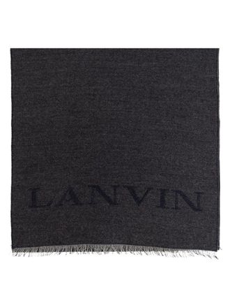 Lanvin Foulard con stampa - Nero