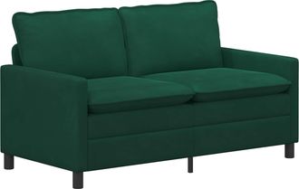 vidaXL Divano Verde Scuro 156 X 81 X 87,5 Cm Velluto Vidaxl