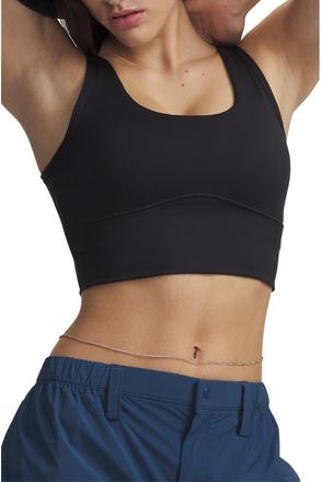 Under Armour Meridian Performance Crop Tank in Black //Black at Nordstrom, Size Xx-Large