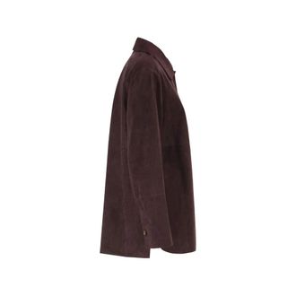 Max Mara Lambskin Coat - Red