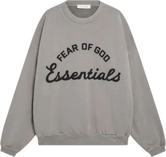 Fear of God Training 90s Crewneck Sweatshirt - Heren - Sweatshirts - Grijs - M - Katoen - Hoodies & sweatvesten