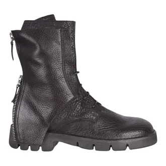 Moma Moma - Lace-up Laarzen - Dames - Schoenen - Bruin - Maat: 37 1/2 EU Leer
