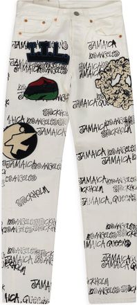 Denim Tears White Stussy 501 Jeans