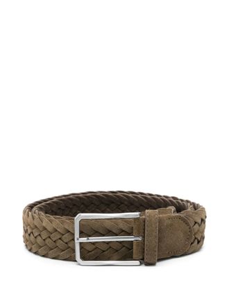Canali Gevlochten riem - Groen
