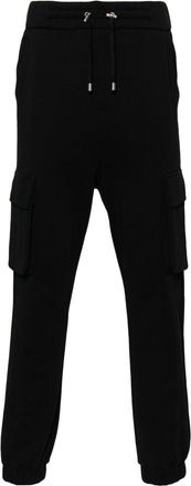 Balmain logo-print cotton track pants - men - Cotton/Cotton - 3XL - Black