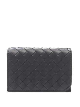 Bottega Veneta 2012-2025 Leather Intrecciato Wallet small wallets - Black
