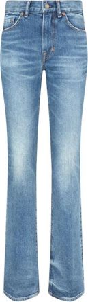 Tom Ford Boot-cut Jeans - Dames - Bootcut Jeans - Blauw - W28 - Katoen - Jeans