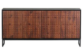 Woood Aparador de madera y acero 170 cm