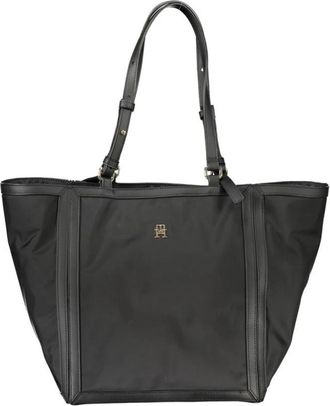 Tommy Hilfiger Polyester Tote Bag - Dames - Shoppers - Zwart - ONE Size - Polyester - Tassen