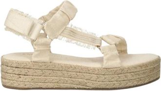 Emu Evans Flatform Sandaal - Dames - Sandalen - Beige - 41 EU - Schoenen
