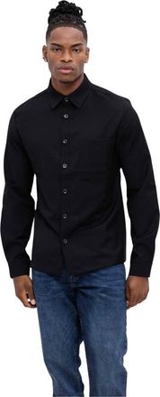 Off the Pitch Hombre, Camisas, Negro, Talla: L