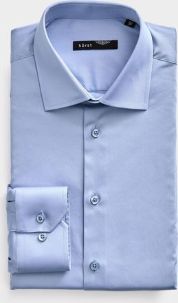 H&ouml;rst Mens Stretch solid shirt Slim fit