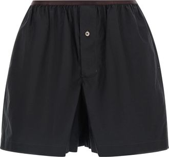 Christophe Lemaire Boxershorts - Dames - Bermuda - Grijs - XS - Katoen - Korte Broeken