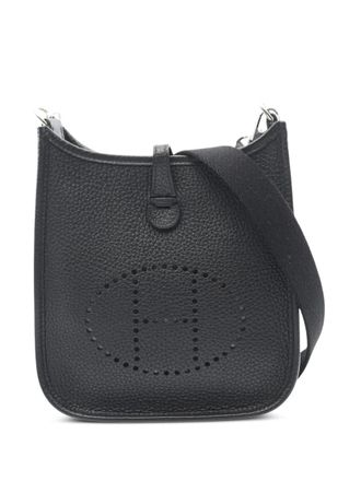 Hermès 2024 Clemence Evelyne TPM crossbody bag - women - Calf Leather/Leather - One Size - Black