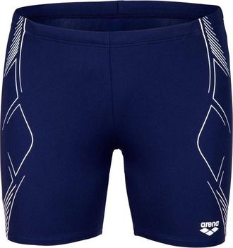 Arena Graphic Swim Mid Jammer Badehose f&uuml;r Herren | blau