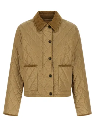 Burberry Check Jacket - Beige