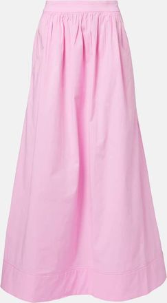 Adriana Degreas Opulence cotton maxi skirt