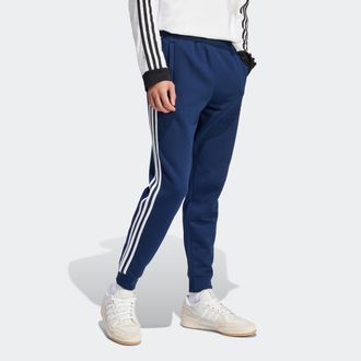 adidas Sporthose ADIDAS ORIGINALS 3-STRIPES PANT, Damen, Gr. 3XL, N-Gr, blau (night indigo), Obermaterial: 70% Baumwolle, 30% Polyester, Hosen Sporthose