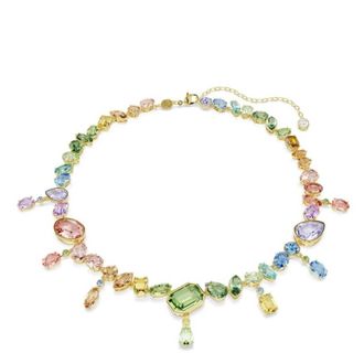 Swarovski Gema Gold-Tone Plated Crystal Necklace