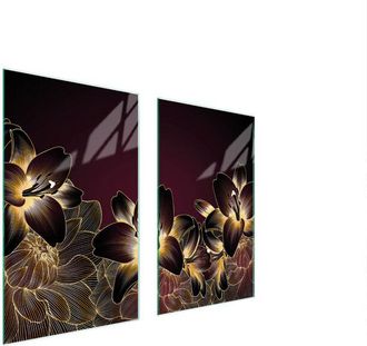 OEM Placa Protectora De Vidrio Para Estufa 75x52 Orqu&iacute;dea