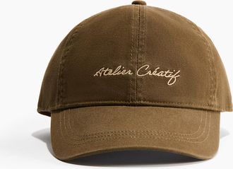 H&M Twillcap mit Motivstickerei - Green