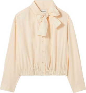 Claudie Pierlot Camicia con fiocco - Toni neutri
