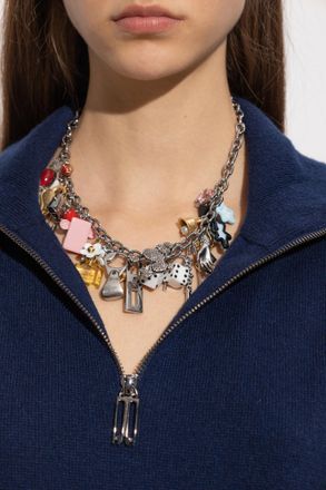 Marc Jacobs Necklace With Pendants, Womens, Silver