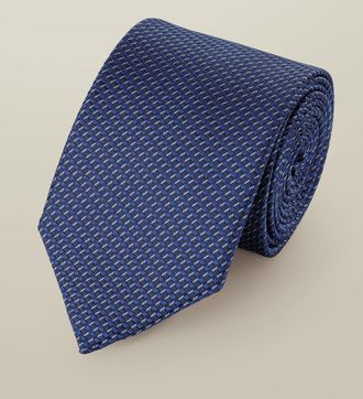 CHARLES TYRWHITT Silk Tie - Royal Blue Size OSFA by Charles Tyrwhitt