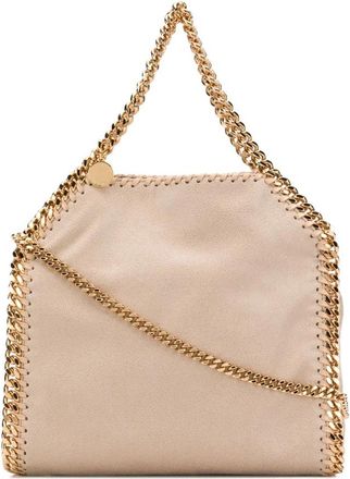 Stella McCartney Bruine Falabella Mini Tote Tas - Dames - Handtassen - Bruin - ONE Size - Leer - Tassen