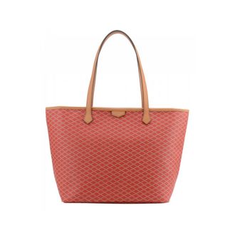 Pourchet Tassen, Dames, Rood, ONE Size, Leer, Waves MM Tote