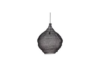 House Doctor L&aacute;mpara de techo de metal negro