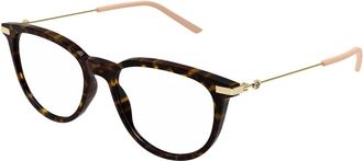 Gucci Cat-eye Brillen - Dames - Brillen - Bruin - 53 MM - Accessoires