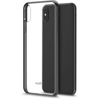 Moshi Vitros Para Iphone Xs Max Raven Negro - Estuche Transparente Delgado
