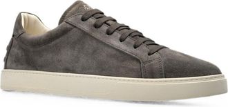 Tod's Suede Lace-Up Sneaker - Grey