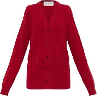 Ami Wol cardigans met zakken - Dames - Vesten - Rood - XS - Wol - Truien & Vesten