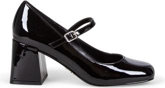 Steve Madden Sandalen met hak - Dames - Pumps - Zwart - 36 1/2 EU - Leer - Schoenen