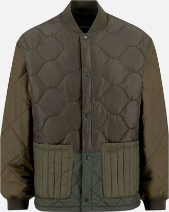 Barbour Mens Barbour Heritage+ Cording Quilted Jacket - Green - Size: 38/Regular