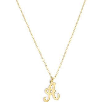 Set & Stones Gianna Initial Necklace in Gold /A at Nordstrom