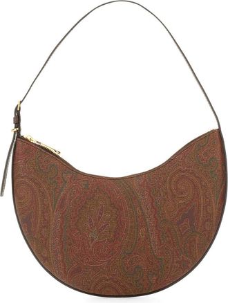 Etro Womens Hobo Bag Essential Brown Shoulder