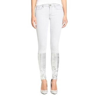 Paige Light grey silver solstice Verdugo ultra skinny jeans Size S