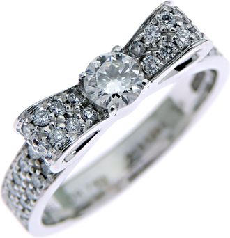 Chanel White Gold (18K) Band Ring (Pre-Owned)