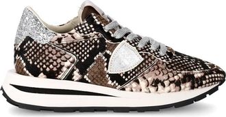 Philippe Model Sneakers Tropez Haute Running - Dames - Sneakers - Veelkleurig - 37 EU - Katoen - Schoenen