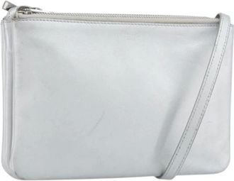 Celine Pre-owned Cross Body Bags, female, Gray, Size: ONE SIZE Pre-owned Vintage Shoulder Bag