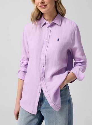 Polo Ralph Lauren Polo Shirt Ralph Lauren - Womens Pure linen logo shirt