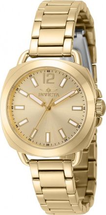 Invicta Wildflower Quartz Gold Dial Ladies Watch 46346