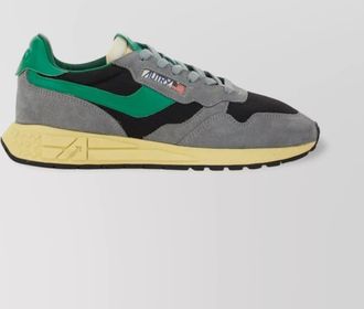 Autry mesh and suede sneakers with rubber sole