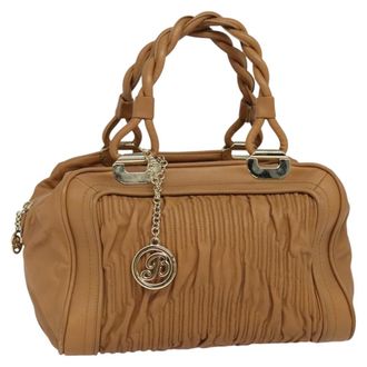 Bally Handbag Leather Leather Handbag (Pre-Owned)